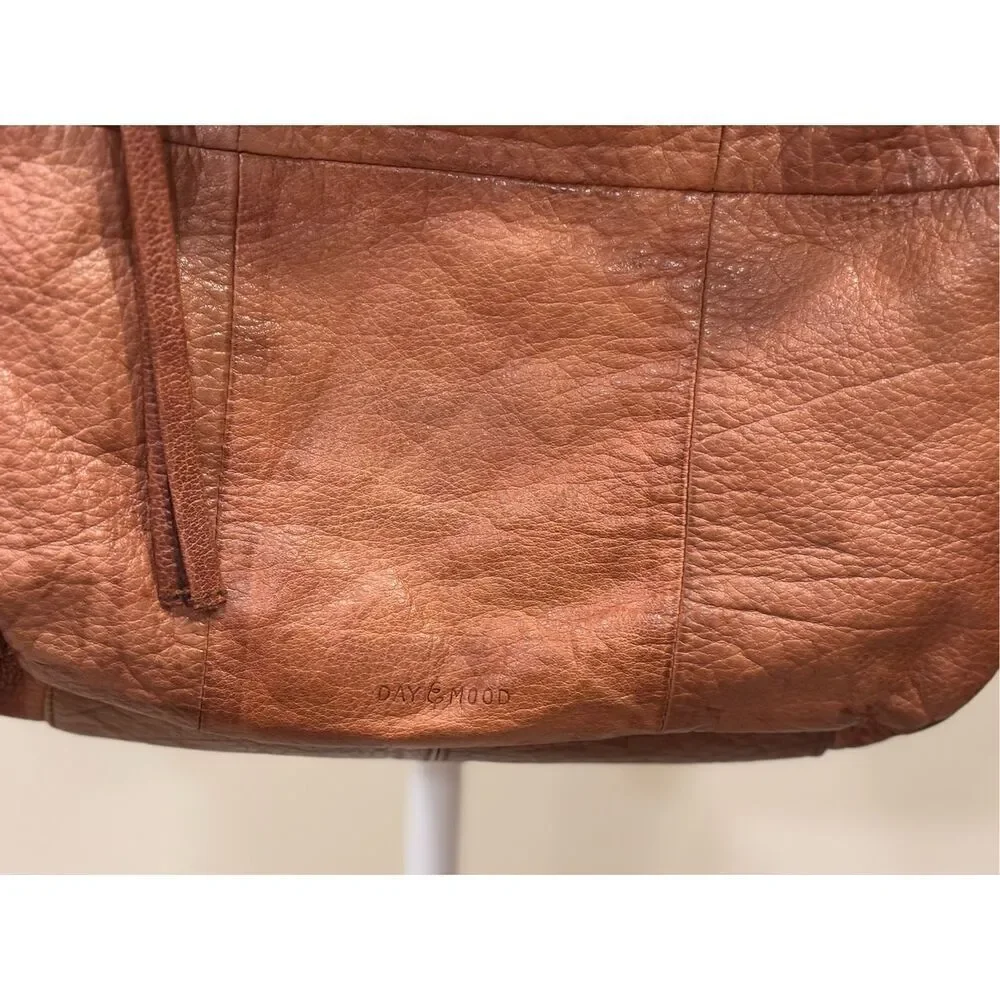 Day & Mood Women's Esther Leather Hobo Crossbody Bag Brown - Picture 6 of 8